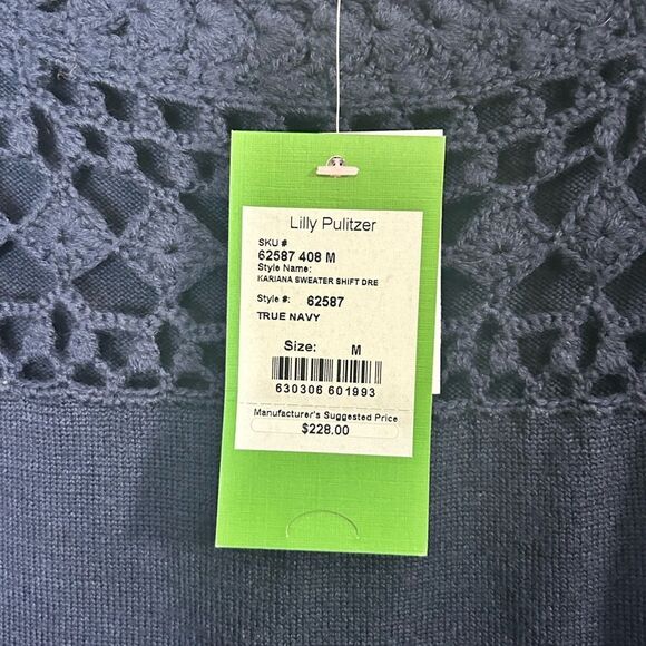 Lily Pulitzer Kariana Sweater Shift Dress NWT - Picture 6 of 6